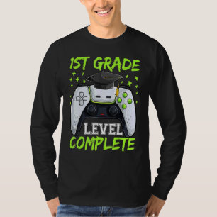 Graduation 1st First Grade Level Complete Graduate T-Shirt