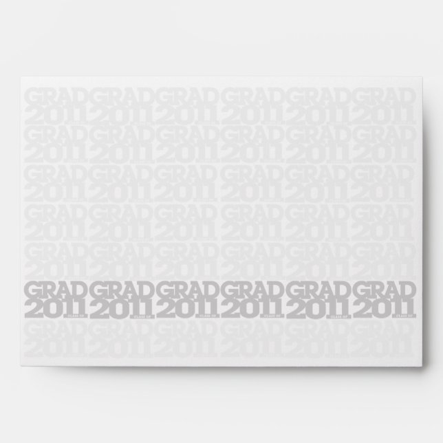 Graduation 2011 Greeting Card A7 Envelope Tile (Front)