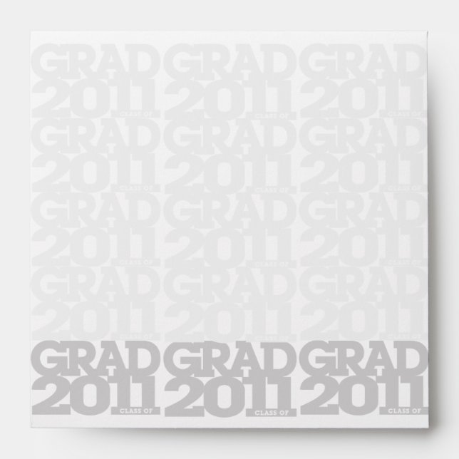 Graduation 2011 Square Envelope Tile (Front)