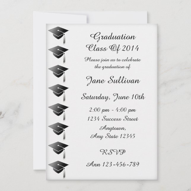 Graduation 2014 Celebration Invitation Party (Front)