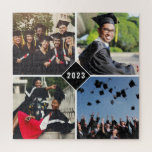 Graduation 2020 Photo Collage Keepsake Memory Jigsaw Puzzle<br><div class="desc">A fun way to preserve memories from your high school or college graduation. Customised with four photos and the year of the graduation.</div>