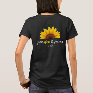 graduation 2020 sunflower shirt