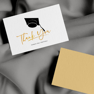 Graduation 2022 Gold Foil Grad Thank You Card