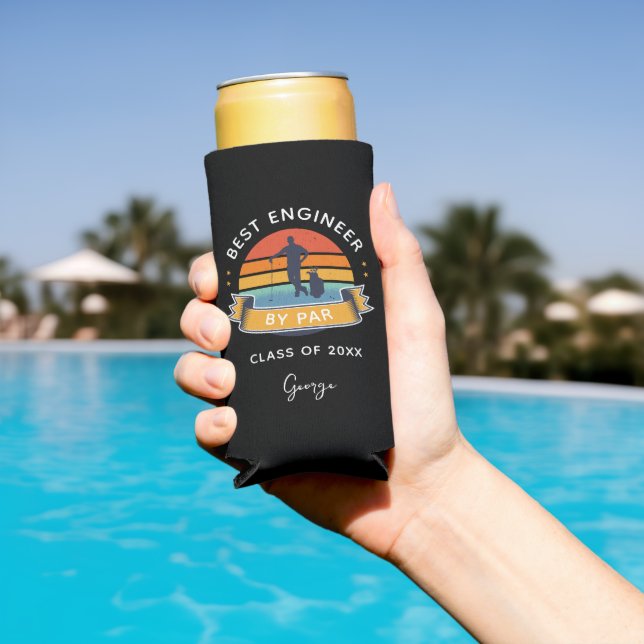 Graduation 2024 Best Engineer By Par House Party Seltzer Can Cooler (In Situ Pool)