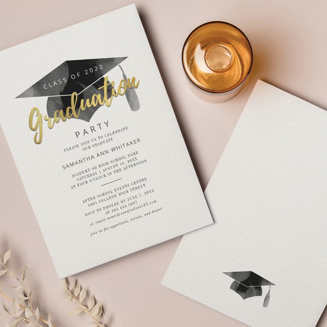 Graduation 2024 Minimalist Grad Party Invitation (Creator Uploaded)