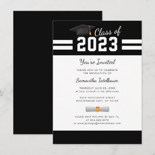 Graduation 2024 Modern Grad Party Invitation