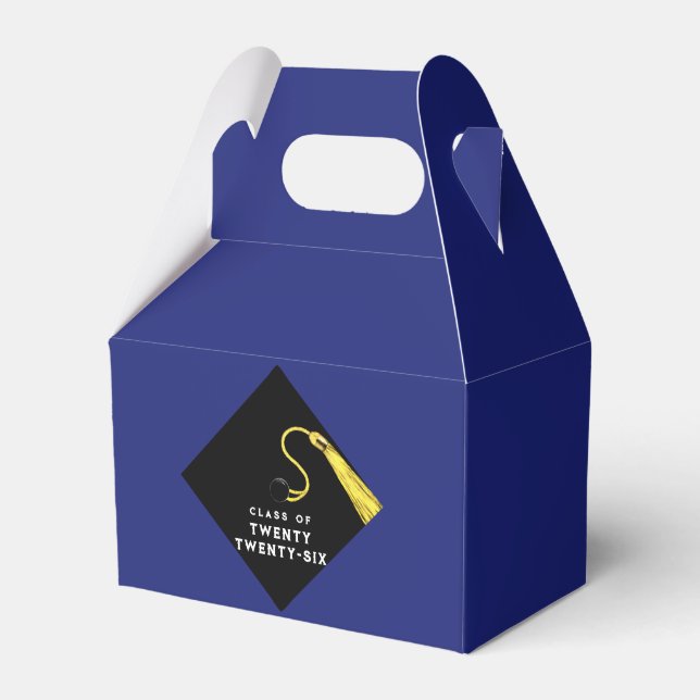 Graduation 2025 Blue Favour Box (Front Side)