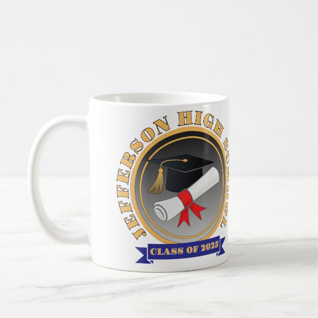 " GRADUATION 2025 " COFFEE MUG (Left)