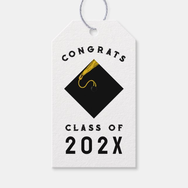 Graduation 2025 Congrats Gift Tags (Front)
