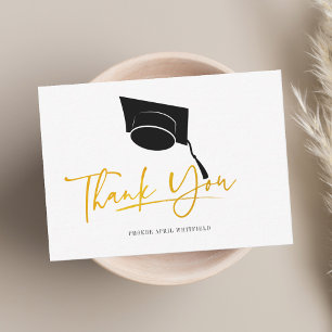Graduation 2025 Grad Cap Thank You Card
