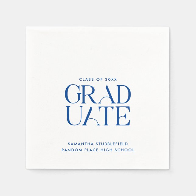 Graduation 2025 Grad Party Paper Napkin (Front)