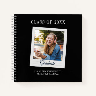 Graduation 2025 Grad Photo Script Guest  Notebook