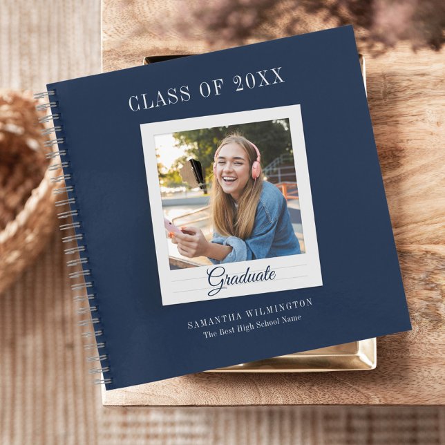 Graduation 2025 Grad Photo Script Party Guest Book (Creator Uploaded)