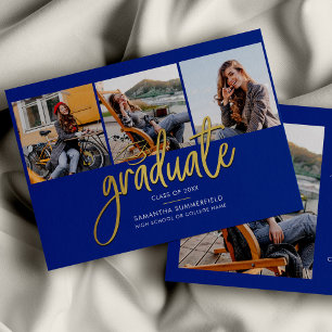 Graduation 2025 Grad Photos Script Modern Announcement