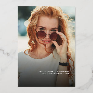 Graduation 2025 Graduate Party Photo Rose Gold