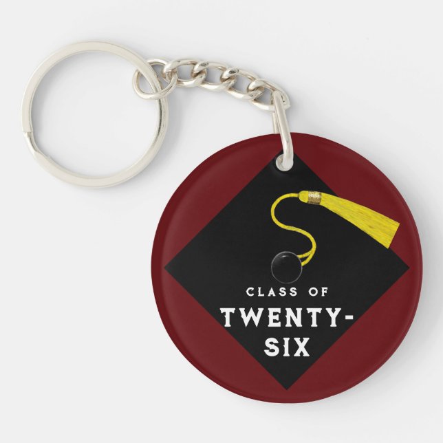 Graduation 2025 Keepsake Gift Key Ring (Front)