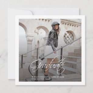Graduation 2025 Modern Photo Grad Announcement