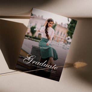 Graduation 2025 Modern Photo Grad Announcement