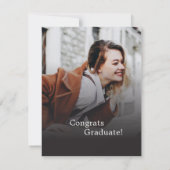 Graduation 2025 Open House Photos Grad Party Invitation (Back)