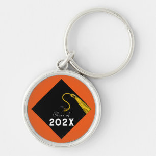 Graduation 2025 Orange Keepsake Key Ring