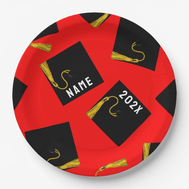 Graduation 2025 Party Paper Plates (Front)