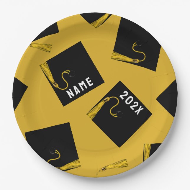 Graduation 2025 Party Paper Plates (Front)