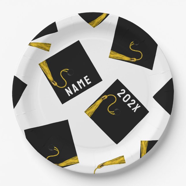 Graduation 2025 Party Paper Plates (Front)