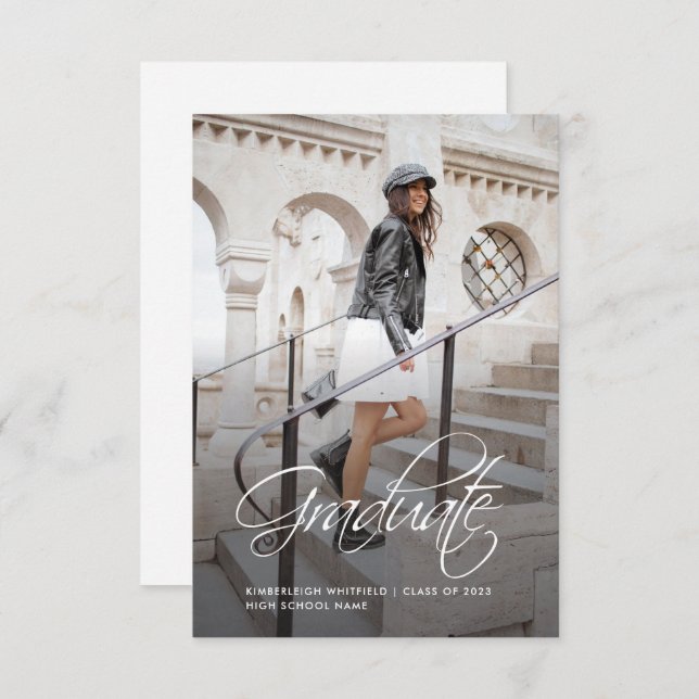 Graduation 2025 Photo Announcement (Front/Back)