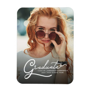 Graduation 2025 Photo Announcement Magnet