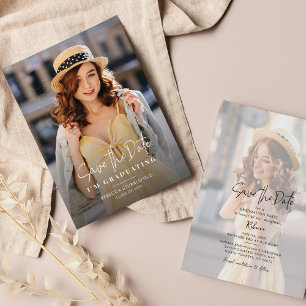 Graduation 2025 Photo Save the Date Announcement