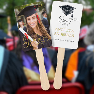 Graduation 2025 Photo Script Graduation Day Hand Fan