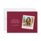 Graduation 2025 Photo Silver Glitter Burgundy Grad