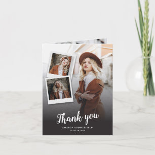 Graduation 2025 Photos Script Graduate Thank You Card