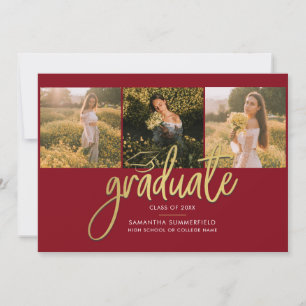 Graduation 2025 Photos Script Modern Announcement