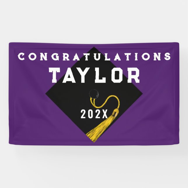 Graduation 2025 Purple Banner (Horizontal)