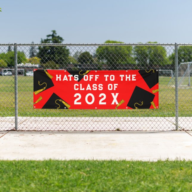 Graduation 2025 Red Banner (Insitu)