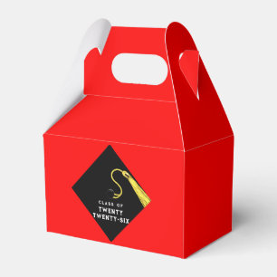 Graduation 2025 Red Favour Box