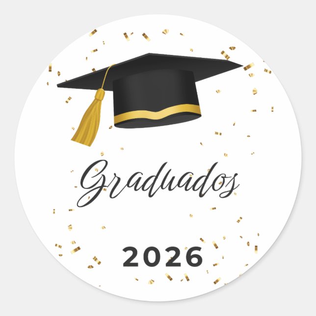 Graduation 2026 Cap Sticker (Front)