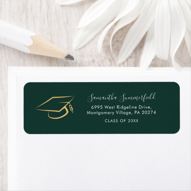 Graduation 2026 Graduate Modern Return Address (Insitu)