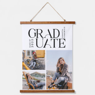 Graduation 2026 Graduate Photo Collage Keepsake Hanging Tapestry