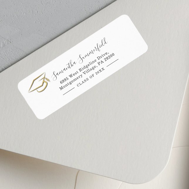Graduation 2026 Graduate Return Address (Graduation 2025 Graduate Return Address Label)