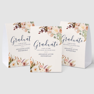 Graduation 2026 Party Floral Watercolor Script