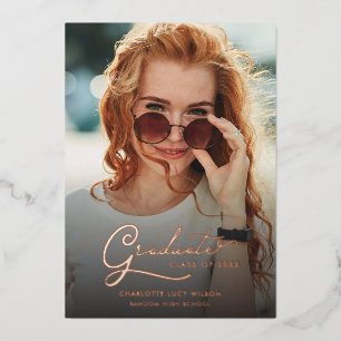 Graduation 2026 Photo Foil Announcement