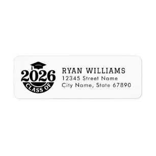 Graduation 2026 Return Address Labels