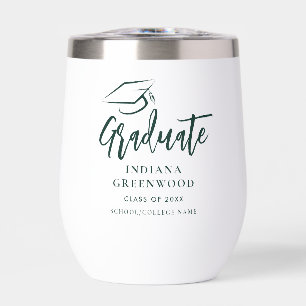 Graduation 2026 Script Green Personalised Grad