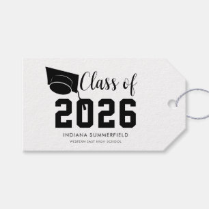 Graduation 2026 Script Simple Grad Custom Gift Tags