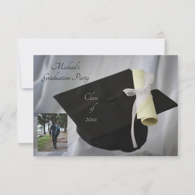 Graduation 2 Photo Invitation (Front)