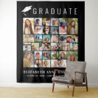 Graduation 30 Photos Black Photo Booth Backdrop