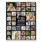 Graduation 35 Photo Collage Class of Year Graduate