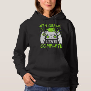 Graduation 4th Grade Level Complete  Graduate Hoodie